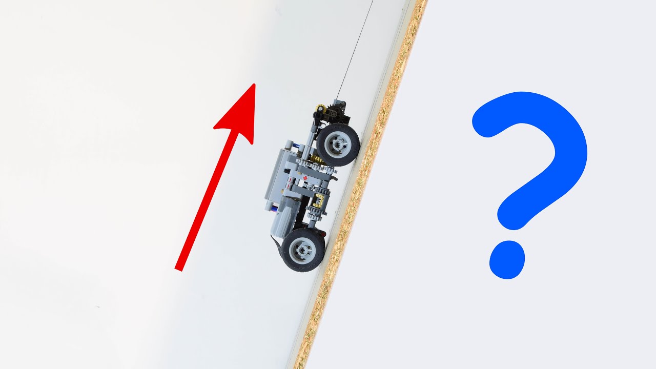 Smart winch: making a Lego car climb faster with a differential