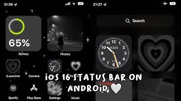 How To Get iOS Status Bar On Android (No Double Status Bar) || iOS 16 Status Bar On Android