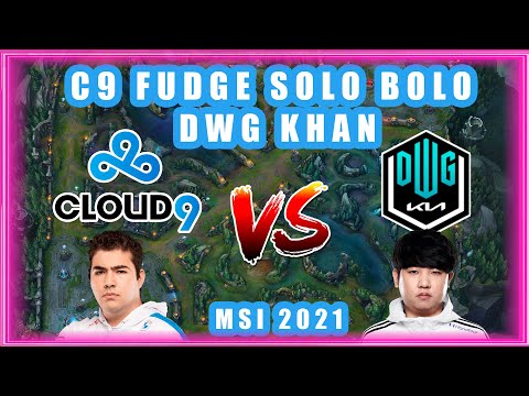 C9 Fudge SOLO BOLO DWG Khan MSI2021 🔥 Lee Sin vs Jayce