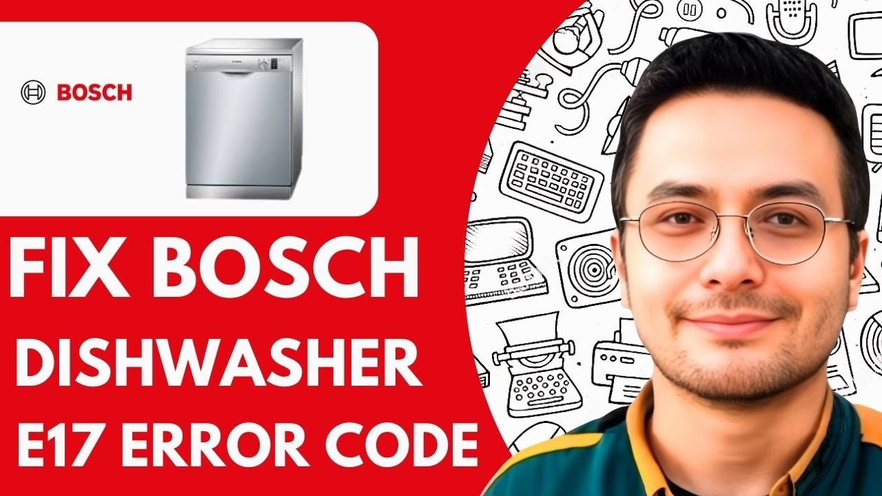 Fix Bosch Dishwasher E17 Error Code -2026 (EASY FIX TIPS) - YouTube