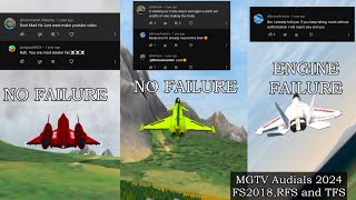 Flight Sim 2018 3 Supersonic Planes to flight failure or non failure MGTV Audials Gameplay (1080p60)