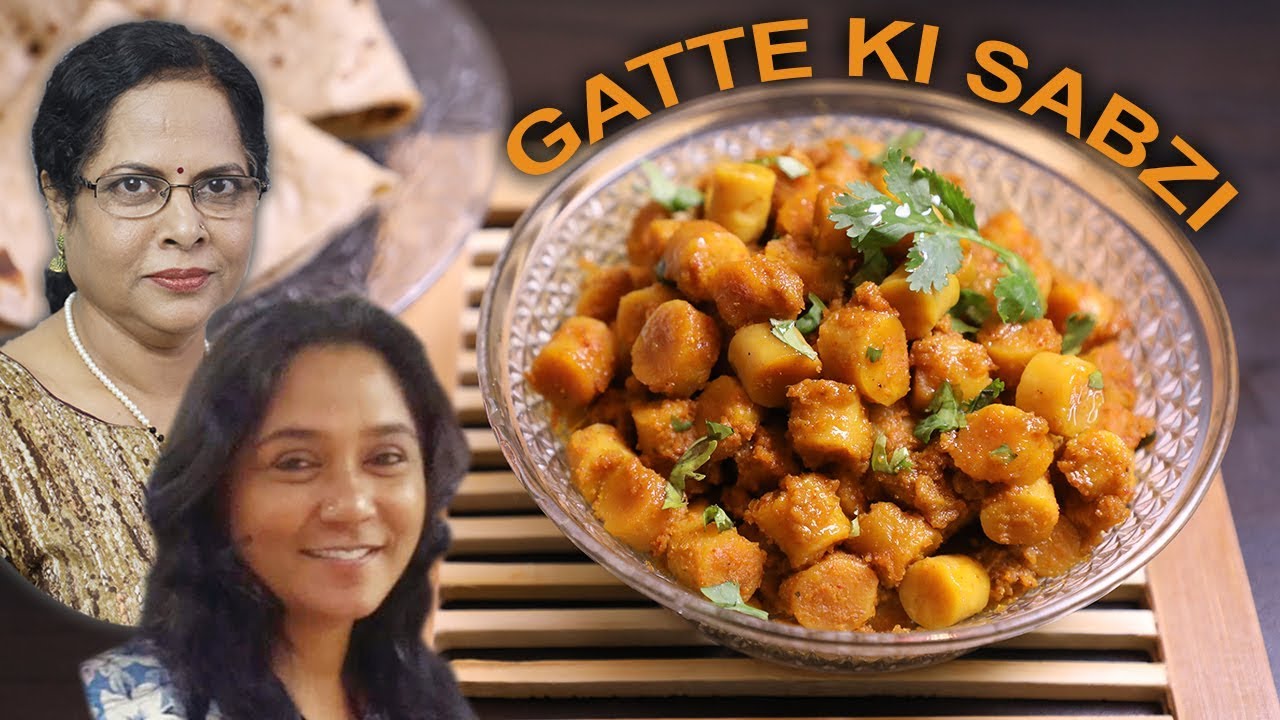 Besan ke gatte ki sabzi  | बेसन के गट्टे की लटपटी सब्ज़ी |  Rajasthani recipe | Gutta curry | Atima