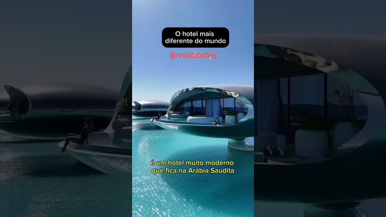 Conheça o Shebara, um resort futurista na Arábia Saudita #revistahoteis