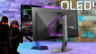 OLED ГЕЙМЪРСКИ МОНИТОР AOC AGON PRO - UNBOXING & TEST