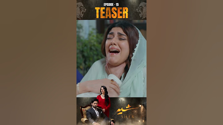 Sher Episode 15 | Teaser | #DanishTaimoor | #SarahKhan | 3 JULY 2025 | #shorts