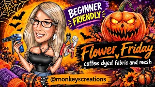 The EASIEST Halloween Wreath You’ll Make This Year! Flower Friday