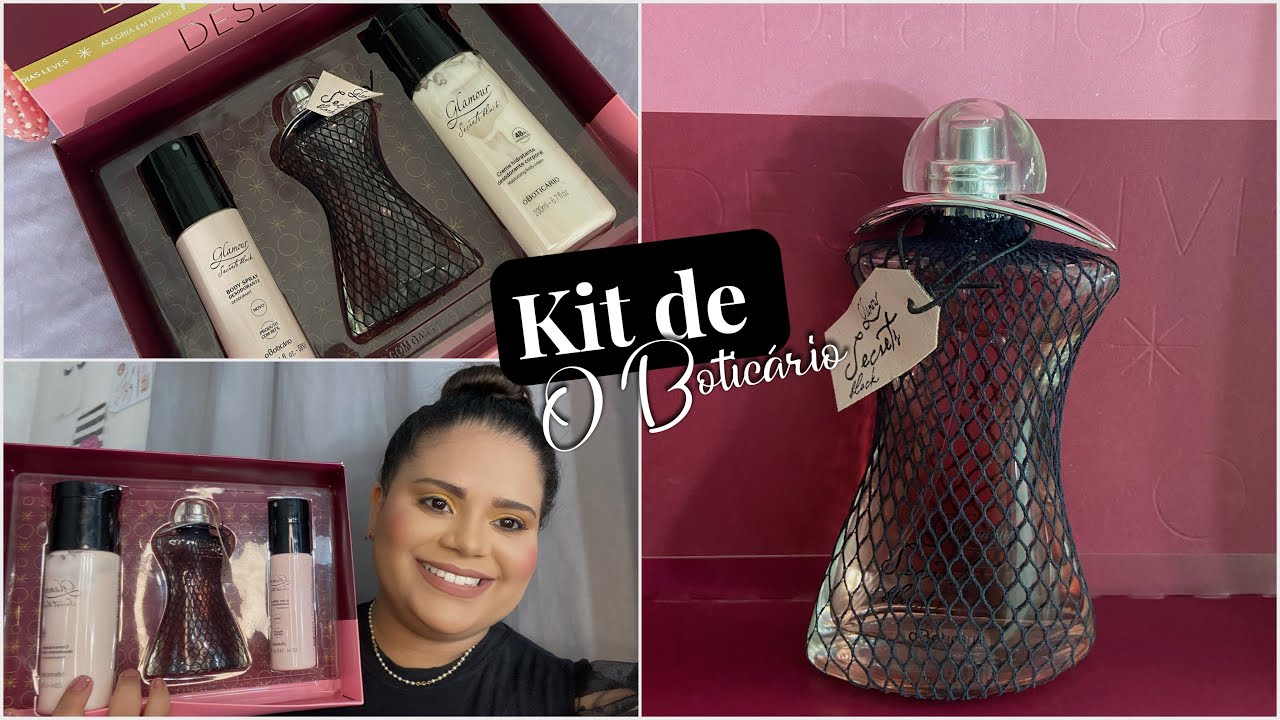 FIXA NA PELE O PERFUME GLAMOUR SECRETS? O Boticário, ganhei no shopping ...