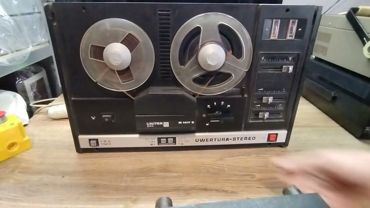 Magnetofon szpulowy UNITRA ZRK M1417s UWERTURA STEREO