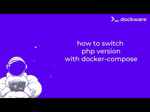 dockware -  switch PHP version with docker-compose