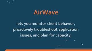 #ARUBA_AIRWAVE: Get a full featured management solution for your #NETWORKS screenshot 5