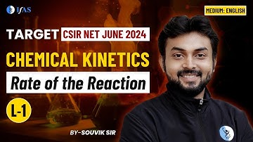 Chemical Kinetics Target CSIR NET June 2024 | English Version