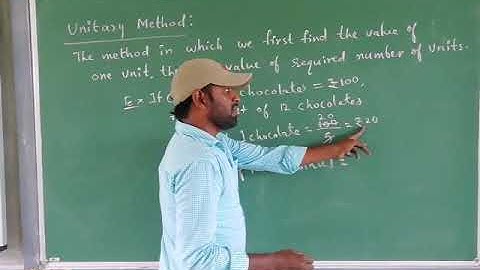 7th Maths, Chapter 6 : Ratio Application         Unitary method, Direct proportion.