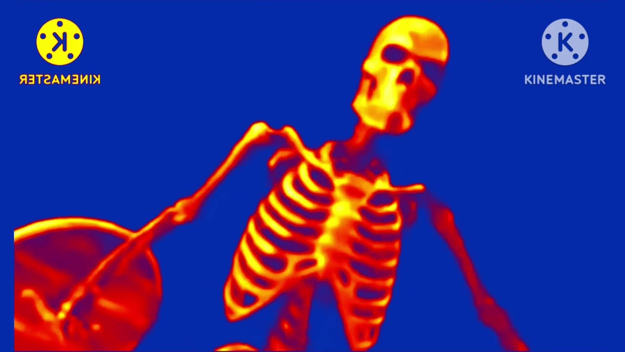 Skeleton banging shield effects 