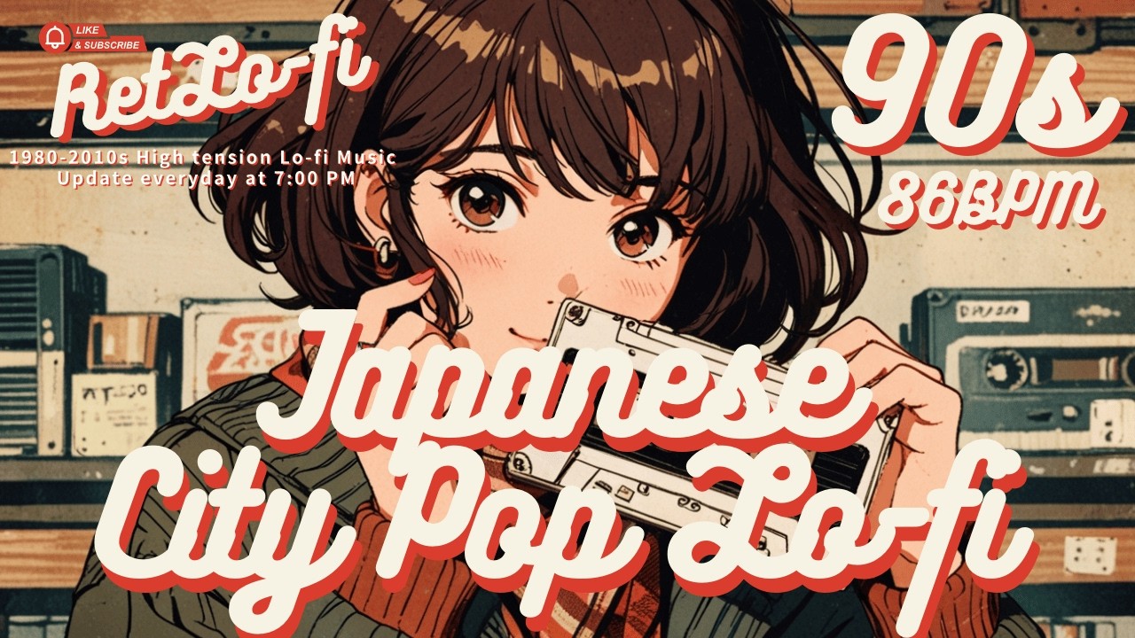 【勉強に全集中】カフェLo-Fi City Pop Chillhop / ドライブ, 勉強, 読書, 睡眠用 【90s Japanese シティポップLo-Fi BGM】