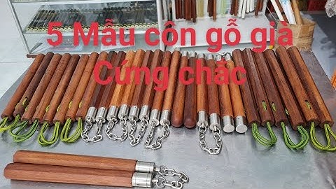 5 Mẫu côn gỗ căm xe già cứng chắc_Toankungfu