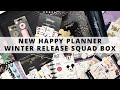 NEW HAPPY PLANNER WINTER RELEASE | SQUAD BOX UNBOXING | Sticker Books, Planners & Accessories