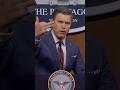 pete hegseth answers questions from the press