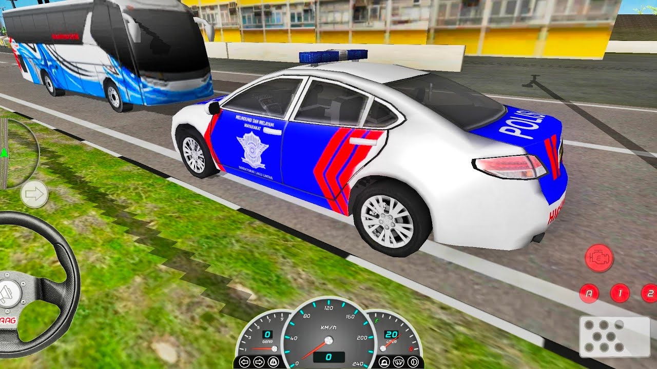 Highway Patrol Police Escort Buses Indonesian AAG Police 10