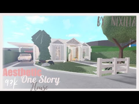 Aesthetic One Story House Bloxburg Tour By Nixilia Youtube
