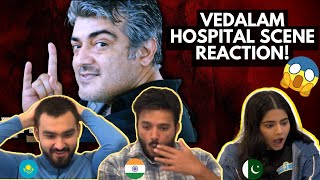 VEDALAM HOSPITAL TRANSFORMATION SCENE REACTION! Thala Ajith |  Ajith Kumar | Foreigners React