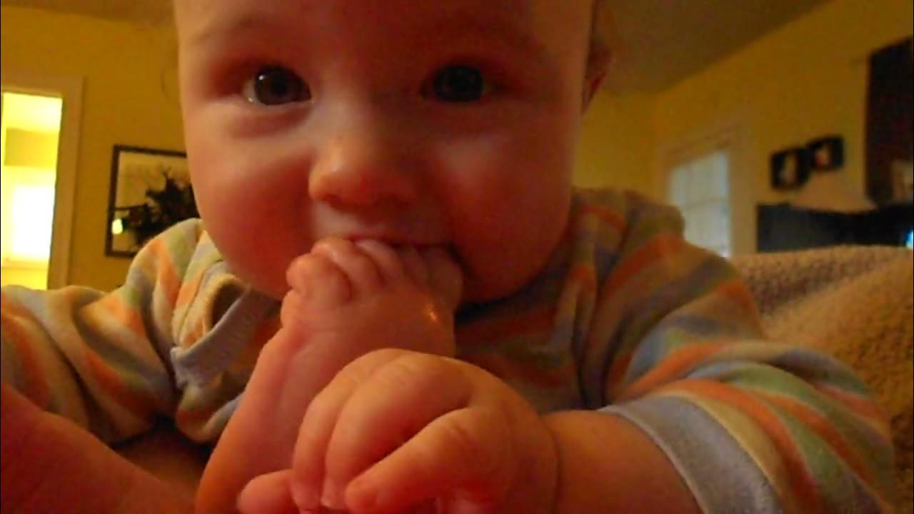 baby eating toes YouTube