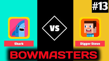 Bowmasters new character (shark) gameplay walkthrough #13 #akgames