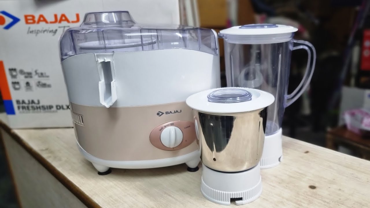 Freshsip Bajaj Freshsip DLX 500 Watt Juicer Mixer Grinder - YouTube