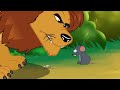 Singa dan Tikus | Kartun Anak Anak | Dongeng Anak Anak | Cerita Bahasa Indonesia