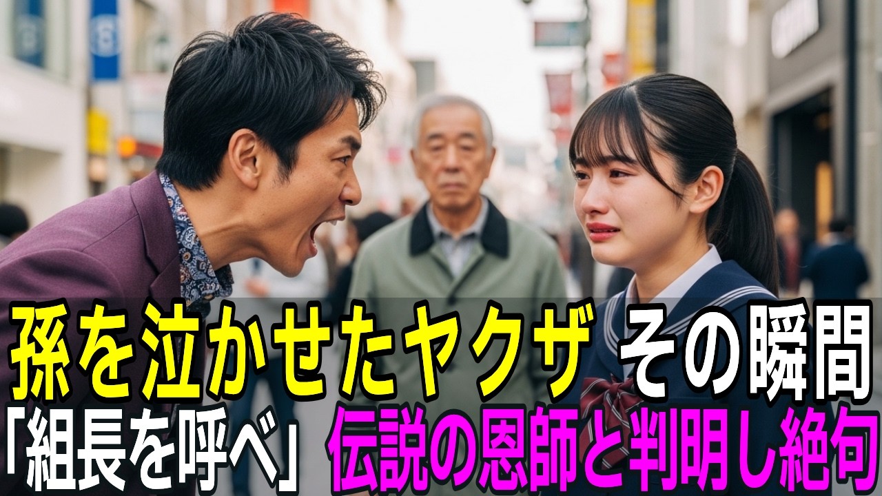 【伝説の男】孫の涙にブチギレた祖父「組長呼べや」ヤクザの末路が衝撃すぎたw