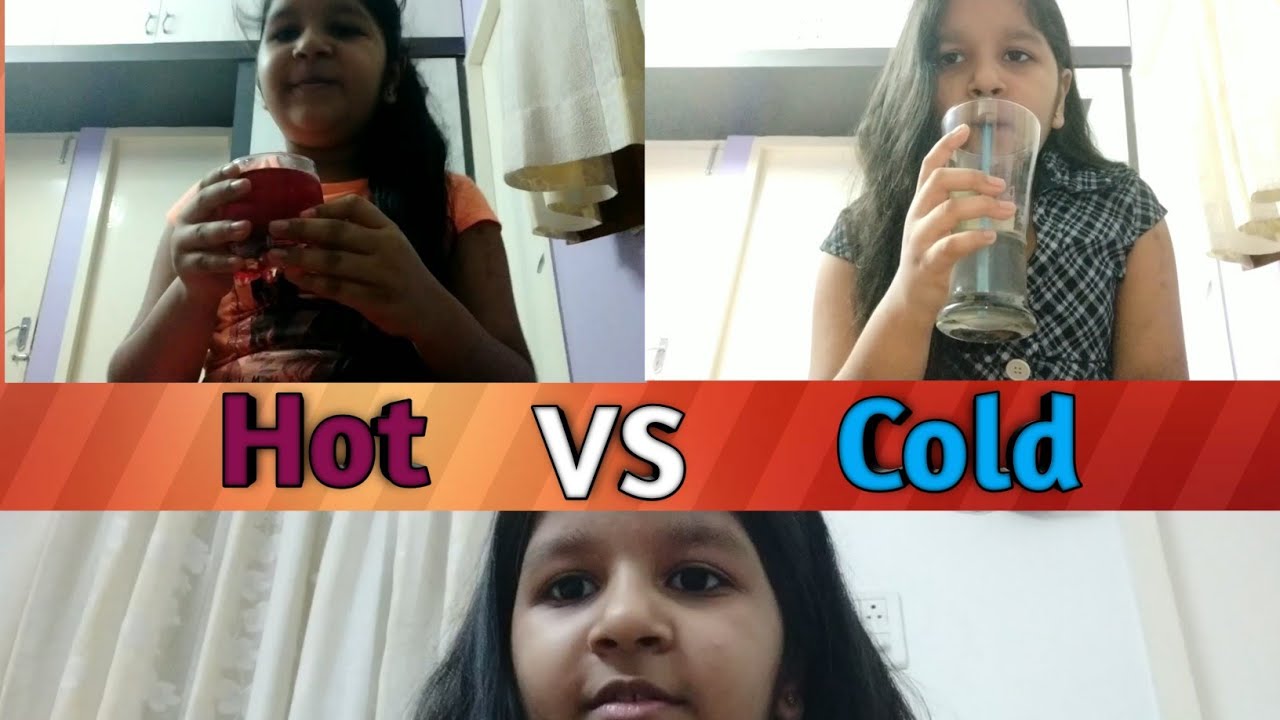 Hot Vs Cold Challenge For 24 Hours Fun With Prateek And Sakshi Youtube 