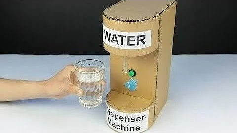 Transforming Waste Bottles into Simple Water Dispenser Machines: School Science Project | DIY Craft