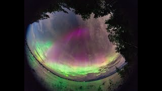 Qrp Portable Camping In Kp 8 Solar Storm Aurora Timelapse