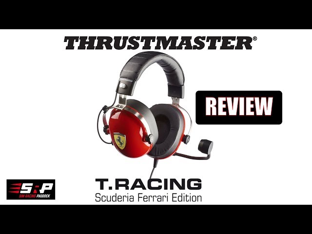 Thrustmaster T.Racing Scuderia Ferrari Headset Review - YouTube