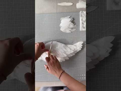 Крылья с вафельной бумаги #shorts #cake #tiktok #декорторта