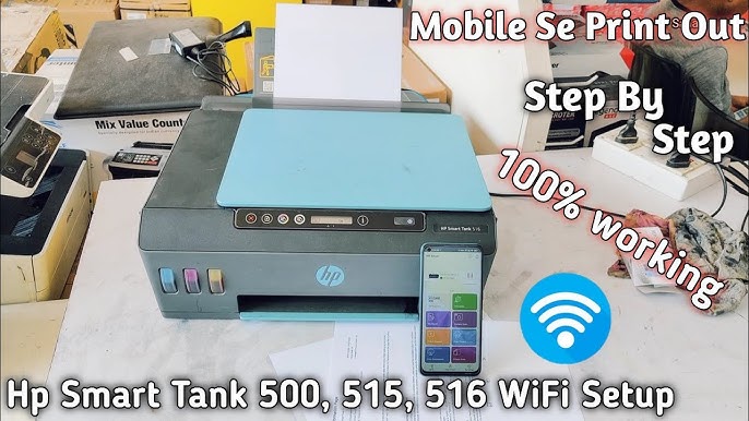 How to Enable Wifi Direct in HP Printer 516, 515, HP 500 | HP 516 Wifi  Direct Password - YouTube