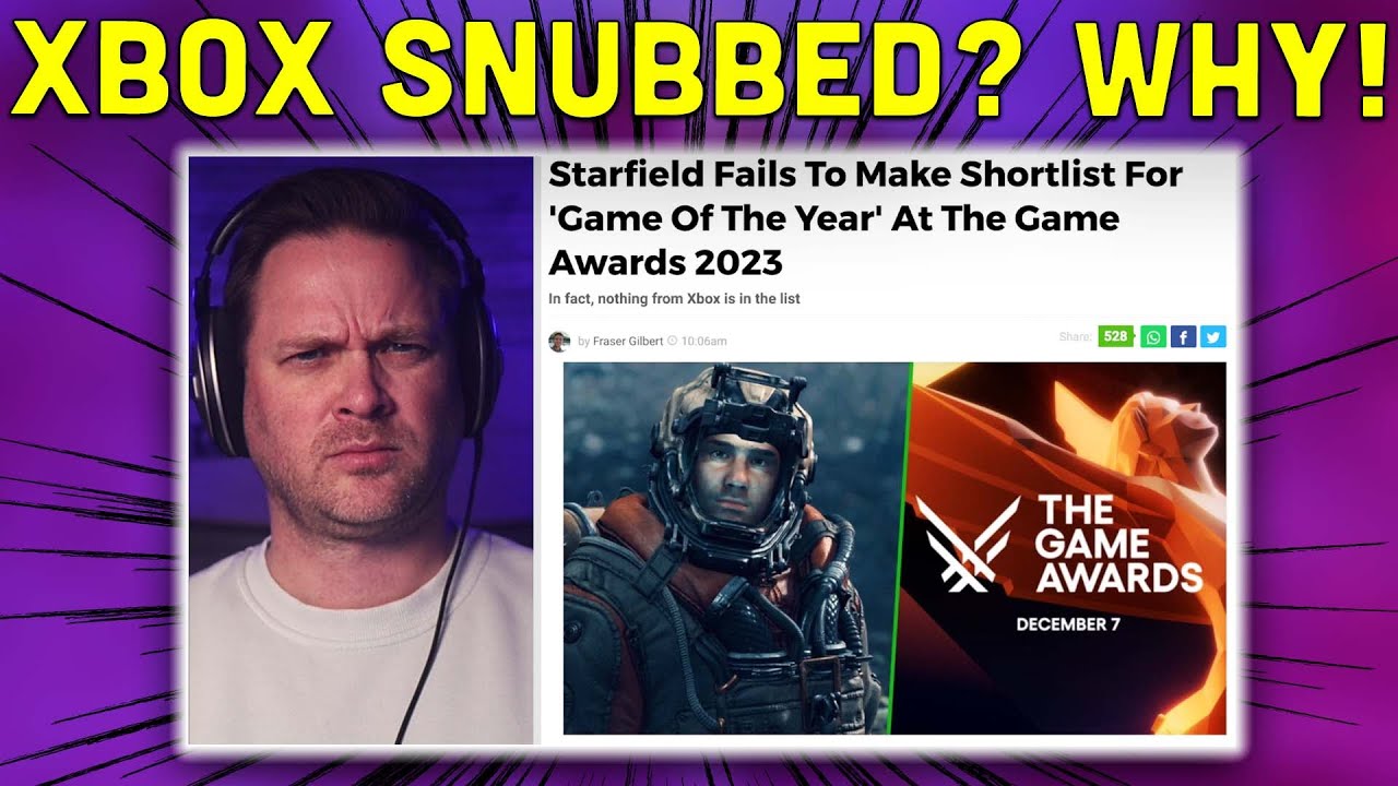 Starfield gets snubbed at 2023 Game Awards