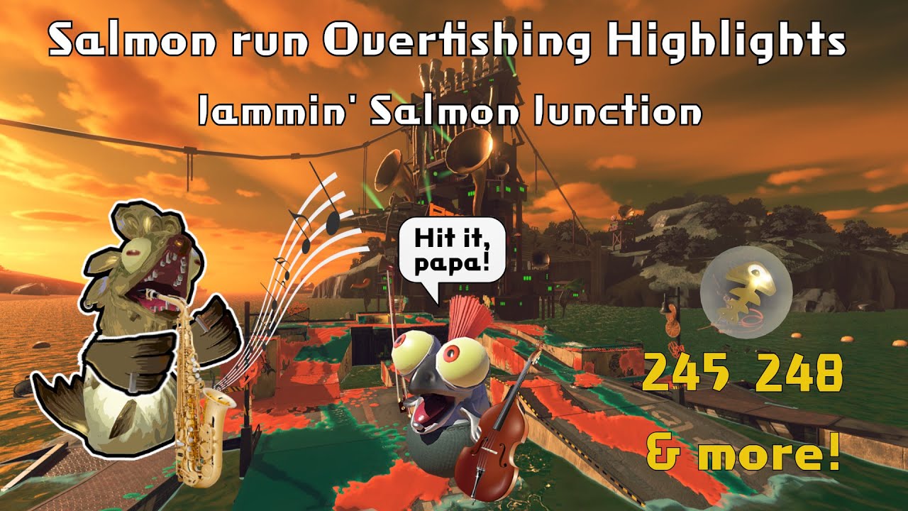 Salmon Run Overfishing Highlights on Jammin' Salmon Junction 248 eggs