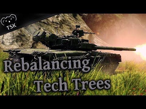 Rebalancing War Thunder's Top Tier Tank Tech Trees in Preparation for Rank VII