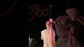 Raffles Udaipur Resort | Wedding Drone Show | 200 #DroneLightShow | @BotLabDynamics | Wedding Inspo