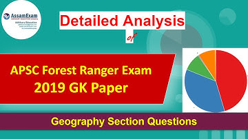 APSC Forest Ranger GK Paper - Geography Questions Analysis | Adhikary Education