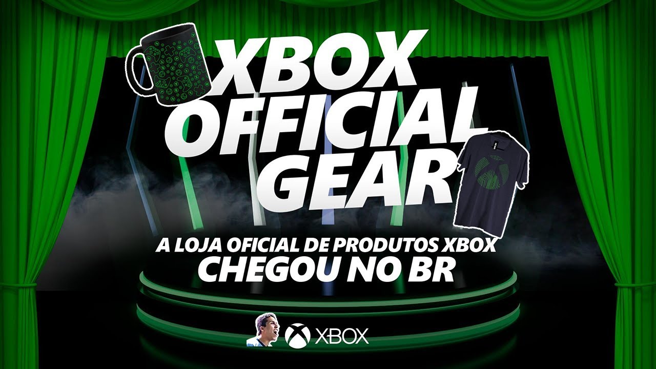 Chegou a Xbox Official Gear - Lançamento exclusivo no Brasil 