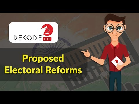 प्रमुख चुनाव सुधार प्रस्ताव क्या हैं? || Proposed Election Reforms || Factly