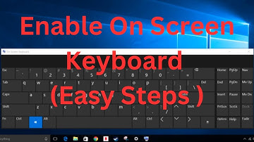 Windows 11 - How To Enable Or Disable The Onscreen Keyboard ! [Quick & Easy]