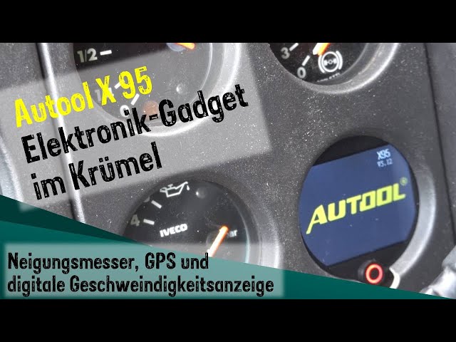 Autool X95 - Elektronik-Gadget im Krümel - Neigungsmesser, GPS und digitale  Geschwindigkeitsanzeige 