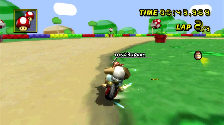 [MKWII TAS] SNES Donut Plains 3 1:41.581