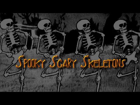 Spooky scary skeletons (8d)