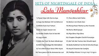 Superhit Songs of Lata Mangeshkar  The Melody Queen | Non Stop Old Songs | Evergreen Bollywood Song