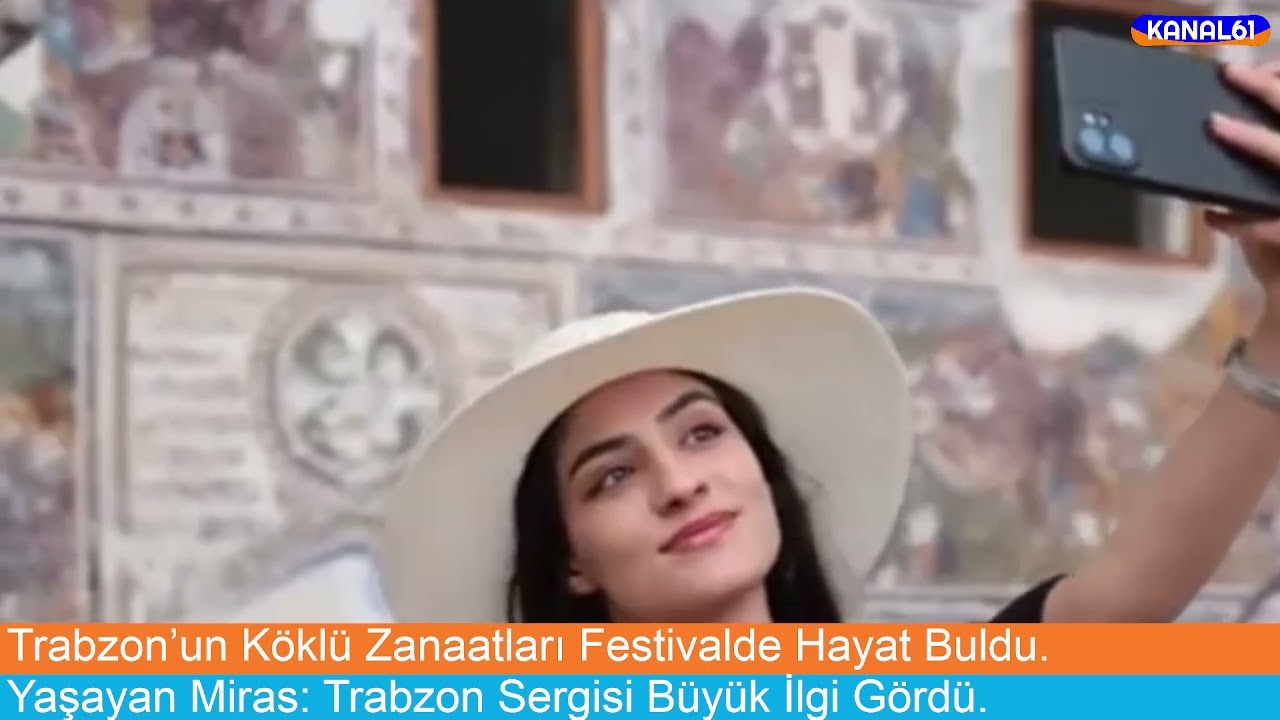 Trabzon’un Köklü Zanaatları Festivalde Hayat Buldu.