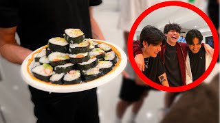 NSB Makes Sushi with NO Recipe!! **HILARIOUS**