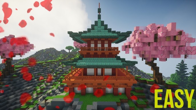 Minecraft Tutorials - Minecraft Tutorial #28 - How to Build the Japanese  Pagoda Interior (HD)